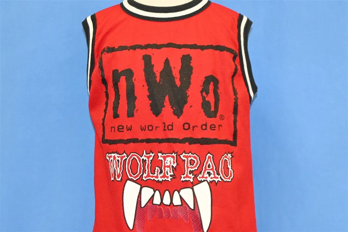 90s nWo Wolfpac WCW Muscle Jersey t-shirt Youth Extra Large