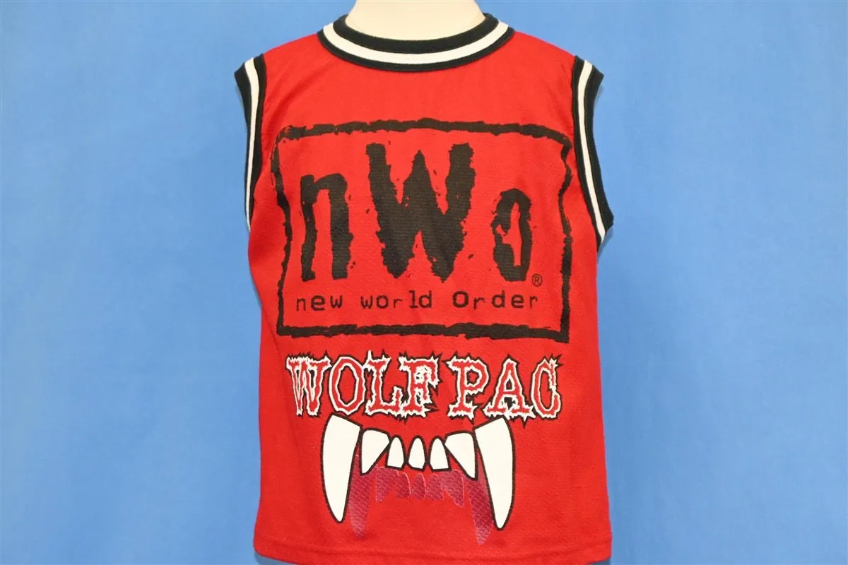 90s nWo Wolfpac WCW Muscle Jersey t-shirt Youth Extra Large