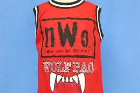 90s nWo Wolfpac WCW Muscle Jersey t-shirt Youth Extra Large