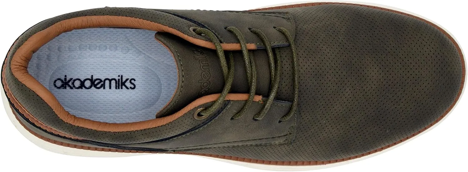 AKADEMIKS Men's Dayton Oxford, Comfortable Footwear for Formal and Casual Wear