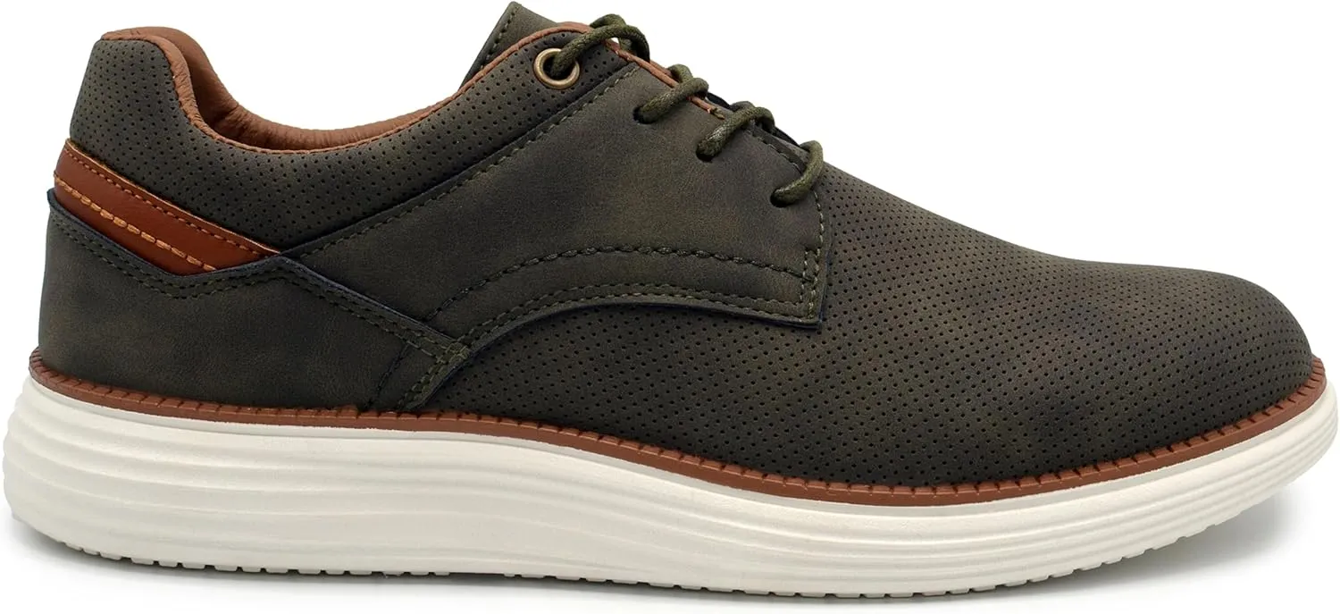 AKADEMIKS Men's Dayton Oxford, Comfortable Footwear for Formal and Casual Wear