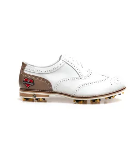 ALL CLASSIC Golf Normantic Noble Wingtip Classic Golf Shoes - Etoupe 2