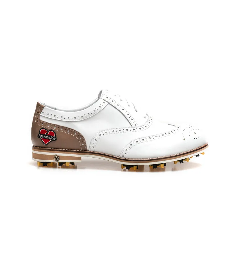 ALL CLASSIC Golf Normantic Noble Wingtip Classic Golf Shoes - Etoupe 2