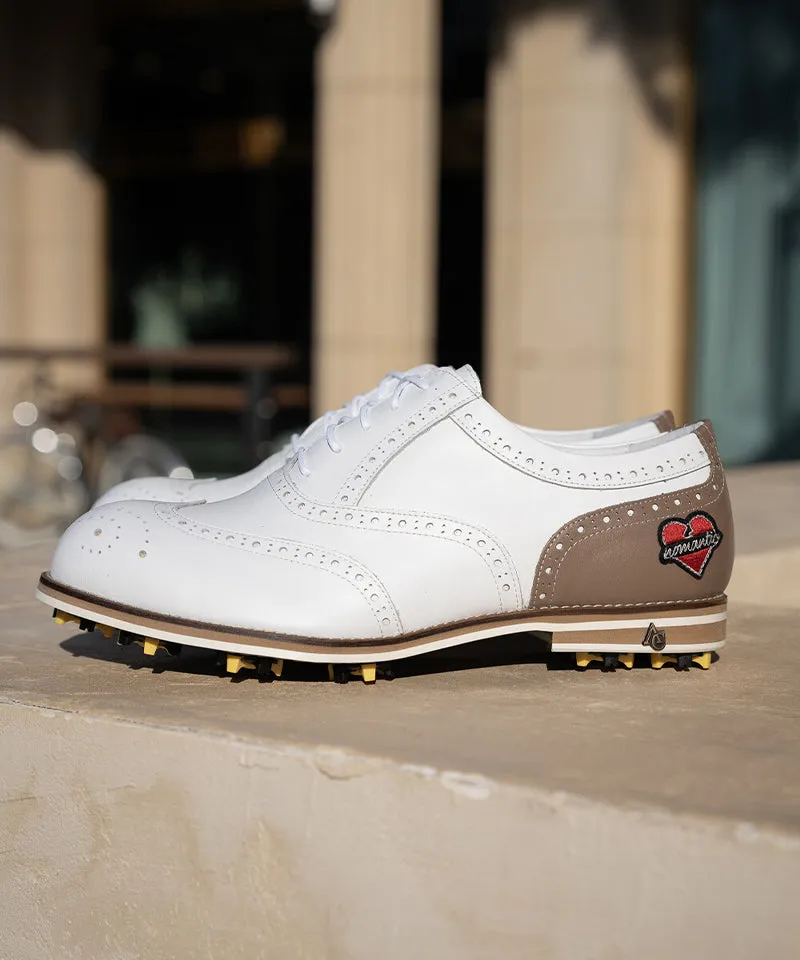ALL CLASSIC Golf Normantic Noble Wingtip Classic Golf Shoes - Etoupe 2