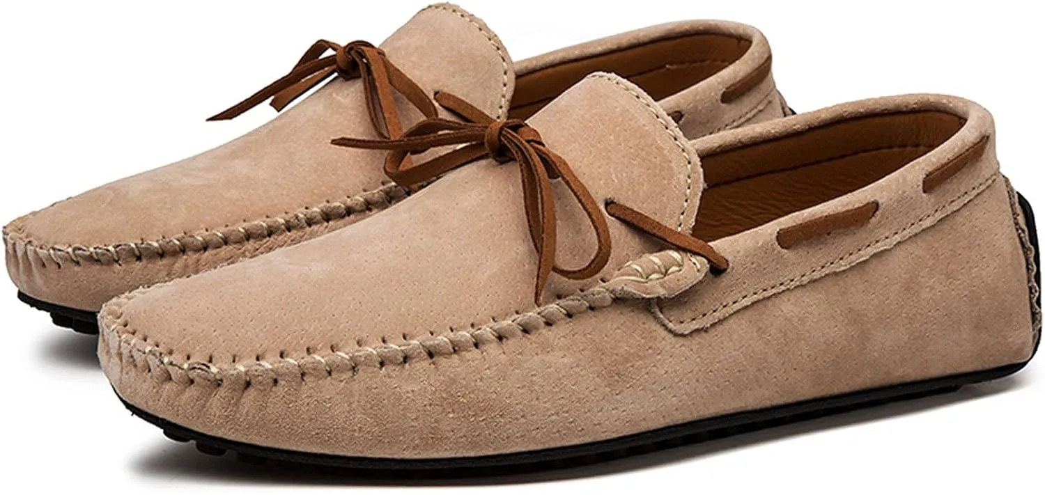 Asifn Mens Casual Leather Loafers Driving Slip-On Fashion Penny Dress Shoes Comfort Moccasins