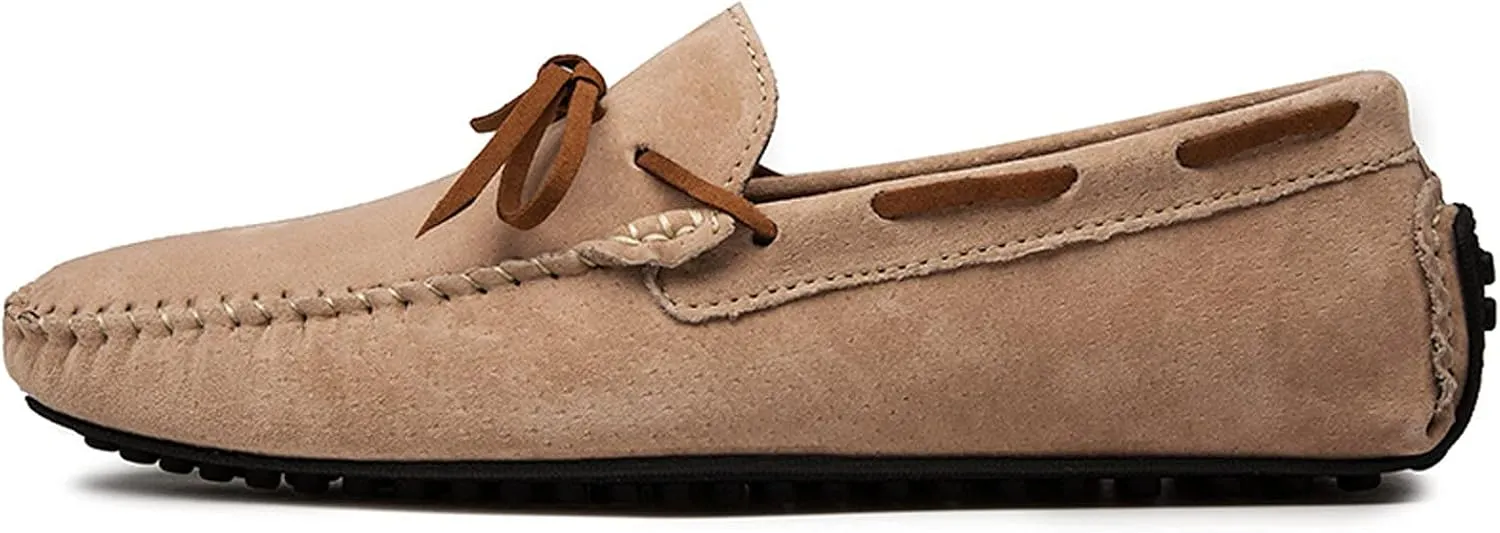 Asifn Mens Casual Leather Loafers Driving Slip-On Fashion Penny Dress Shoes Comfort Moccasins