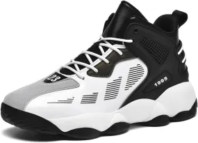 CJSPORX Men's Basketball Shoes Breathable Non-Slip Sneakers Fashionable Sports