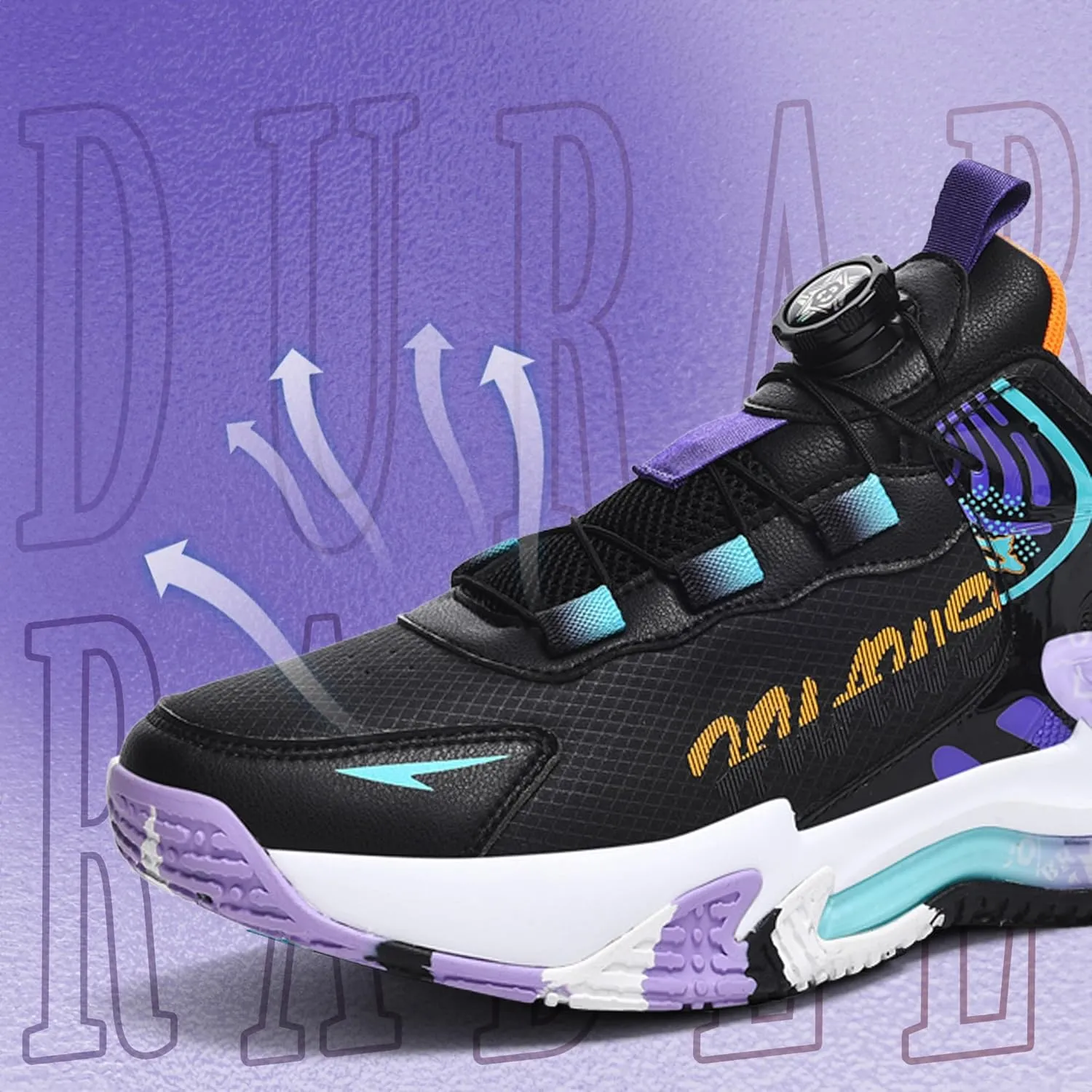 CJSPORX Women Men Basketball Shoes Breathable Men Non Slip Outdoor Fashion Unisex Sneakers