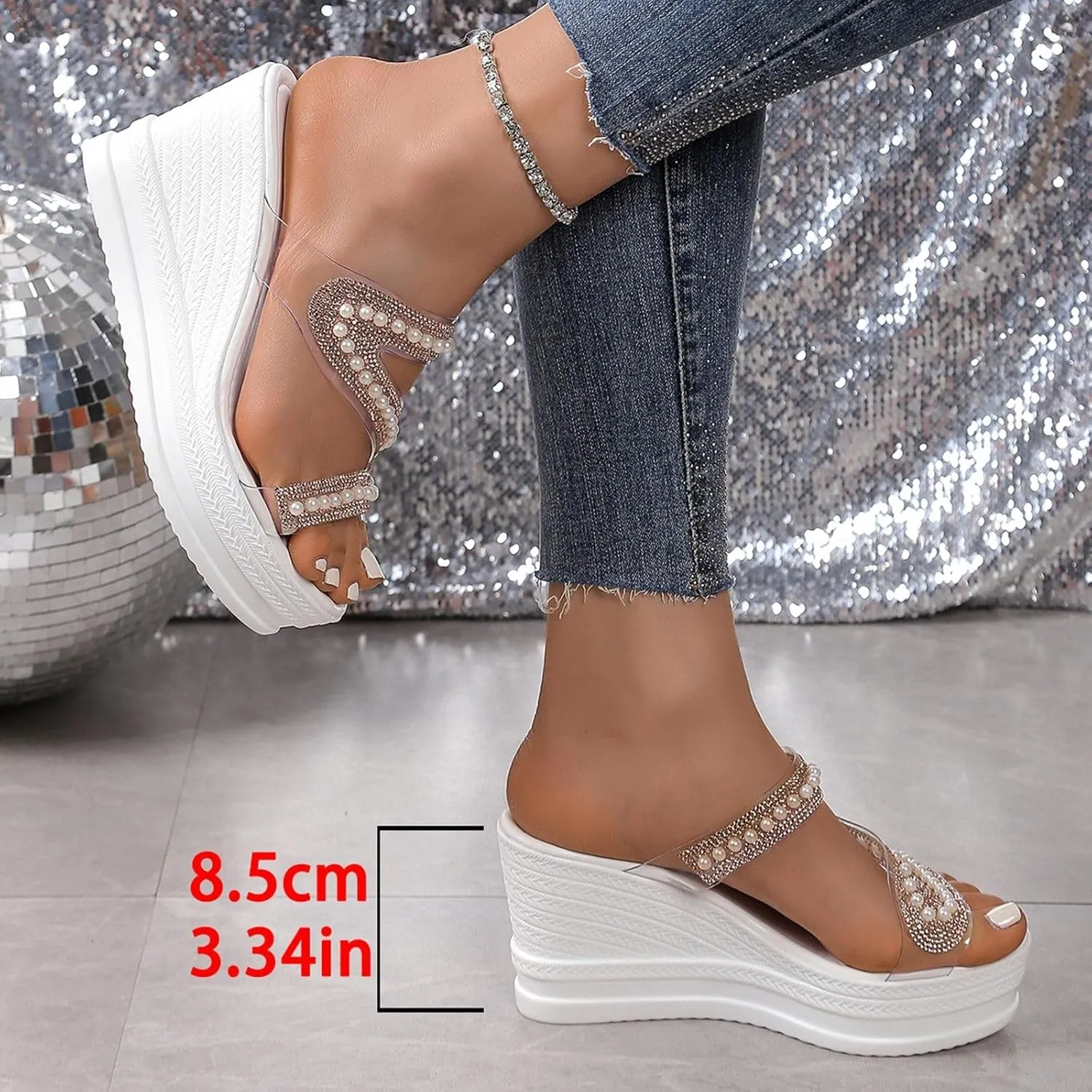 Cole Reaction Women's Wedge Sandal Women's Slip on Sandals with Memory Foam