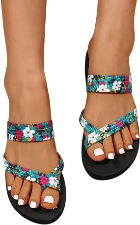 Flip Flops for Women Casual Yoga-Mat Thong Sandals With Arch Support Pillow Soft Summer Beach Shoes Dressy Party Outdoor Walking Trendy Boho Wide Feet Comfort Non sport loafers adults M88-Black