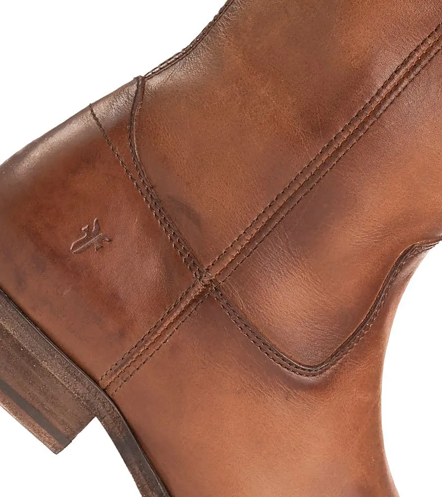Frye Melissa Inside Zip Riding Boots for Women Featuring Supple Leather Lining with Rubber Infused Leather Outsole and Signature Hardware  14  Shaft Height