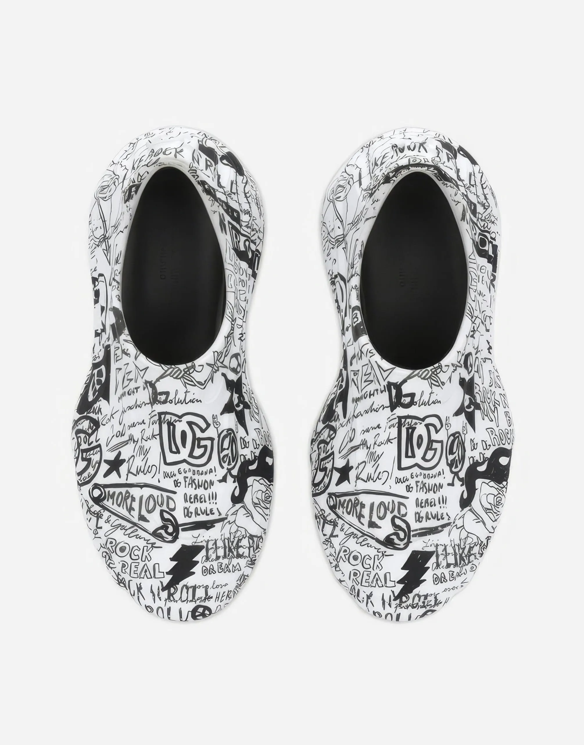 Graffiti-Print Toy Sneakers