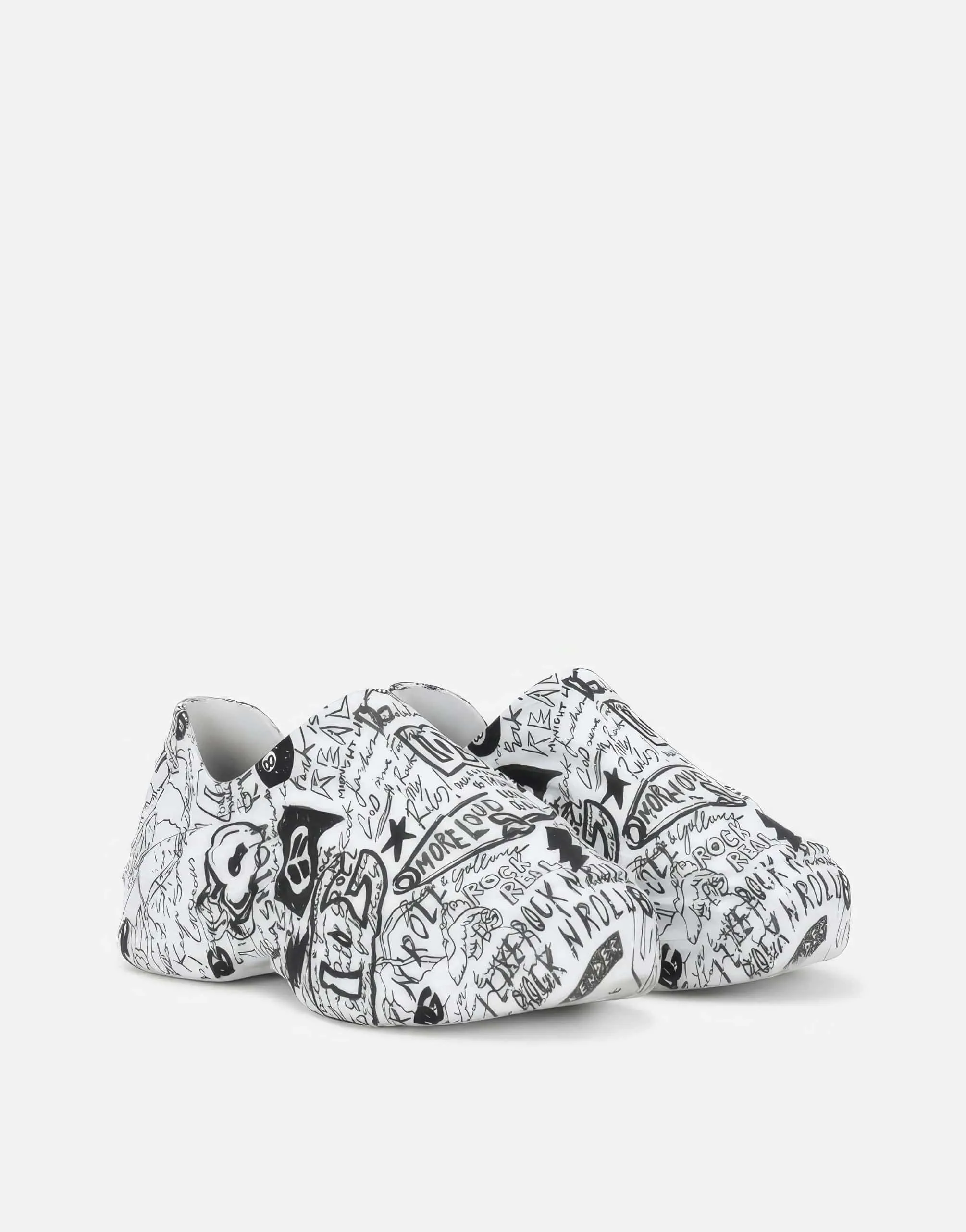 Graffiti-Print Toy Sneakers