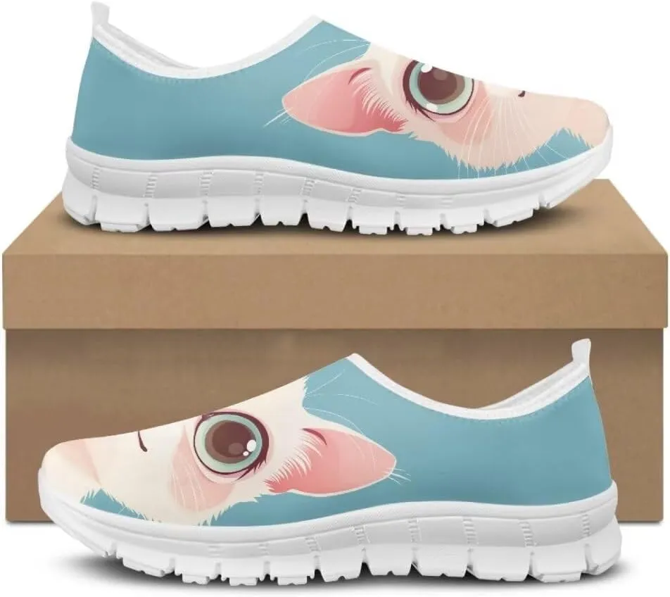 Jeiento Womens Casual Shoes Play Fashion Sneaker Dressy Shoes Slip-On Soft Shoes Anti-Skid/Breathable/Slip-On Outdoor Walking Shoes