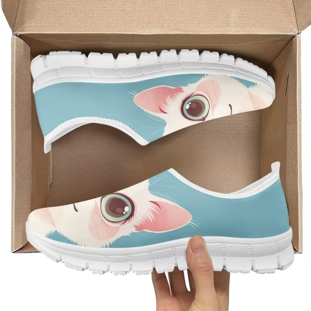 Jeiento Womens Casual Shoes Play Fashion Sneaker Dressy Shoes Slip-On Soft Shoes Anti-Skid/Breathable/Slip-On Outdoor Walking Shoes