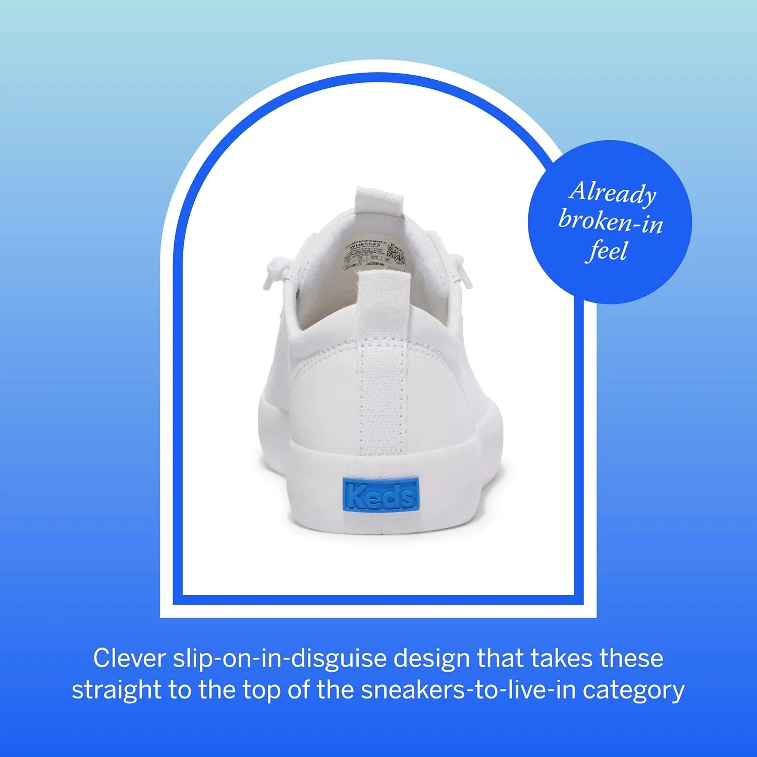 Keds Women's Kickback Canvas Slip on Sneaker