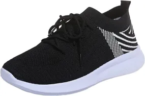 Lausiuoe Sneakers For Women Walking Shoes Comfortable Fashion Lightweight Casual Mesh Slip On Sneakers for Running Gym