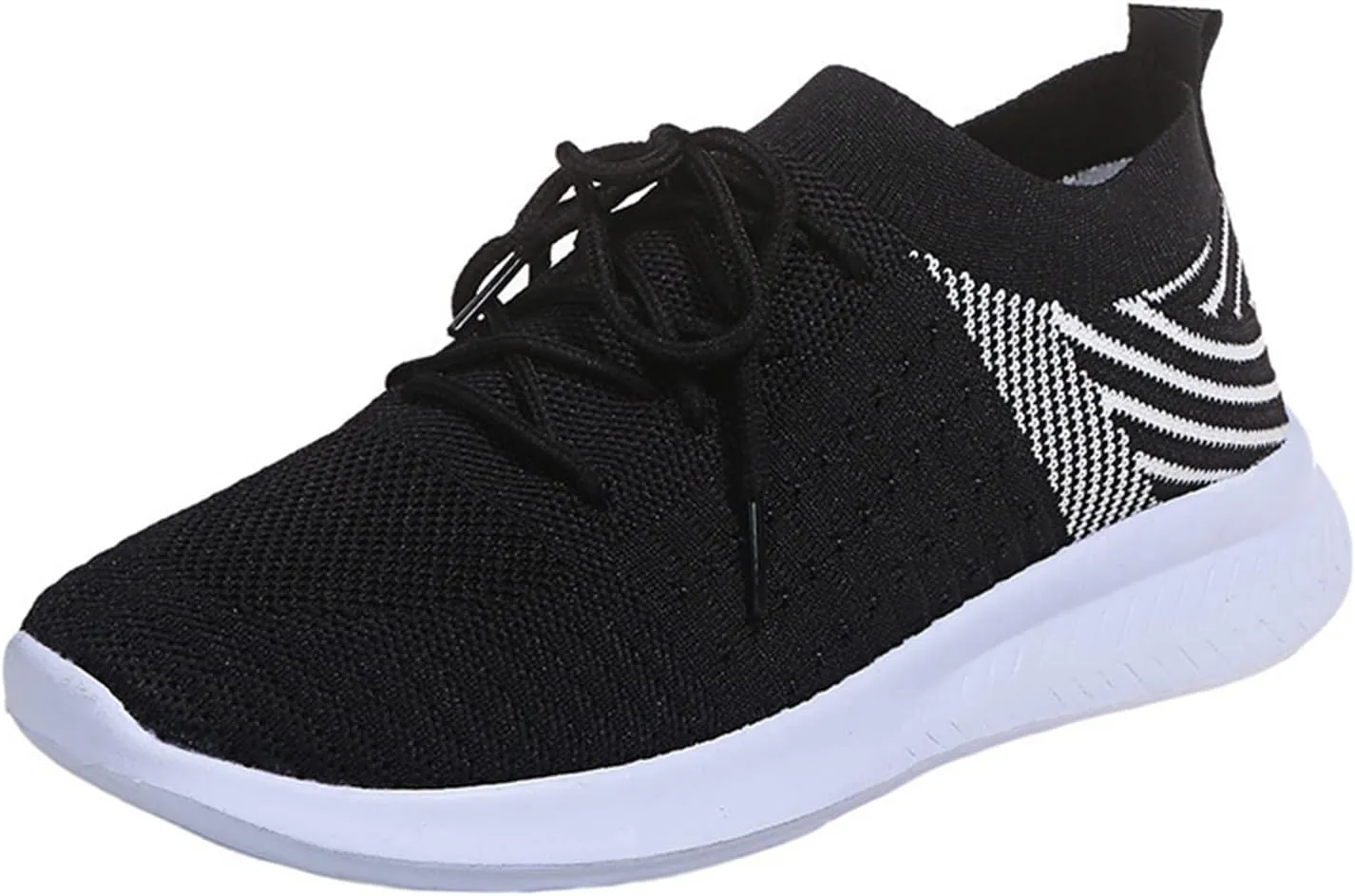 Lausiuoe Sneakers For Women Walking Shoes Comfortable Fashion Lightweight Casual Mesh Slip On Sneakers for Running Gym