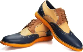 Meijiana Men's Oxford Shoes Dress Shoes Men's Lightweight lace-up Fashion Shoes
