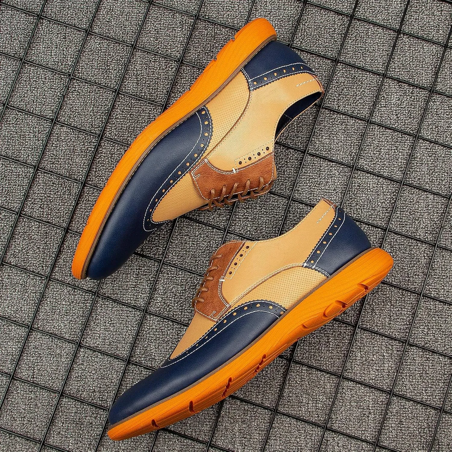 Meijiana Men's Oxford Shoes Dress Shoes Men's Lightweight lace-up Fashion Shoes