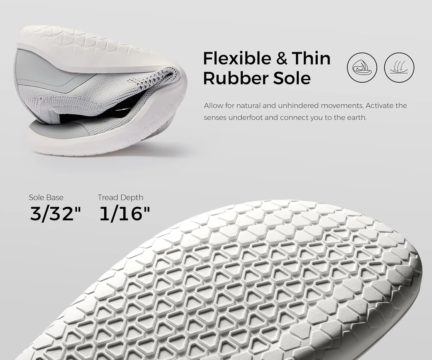 Men's Barefoot Shoes Zero Drop Running Minimalist Gym Shoes for Men Deadlift Cross Training Sneakers