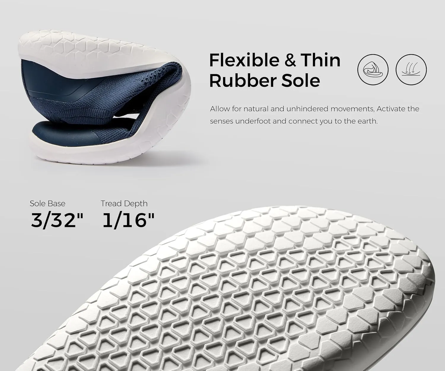 Men's Barefoot Shoes Zero Drop Running Minimalist Gym Shoes for Men Deadlift Cross Training Sneakers