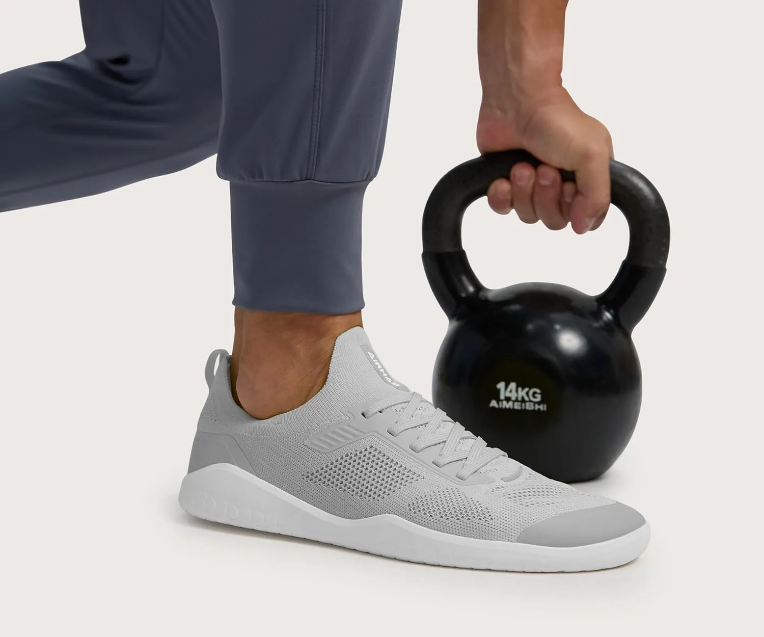 Men's Barefoot Shoes Zero Drop Running Minimalist Gym Shoes for Men Deadlift Cross Training Sneakers