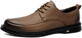 Men's Business Casual Loafers Patent Leather Formal Oxford Lace-Up Dress Shoes Breathable Leather Wingtip Brogue Tuxedo