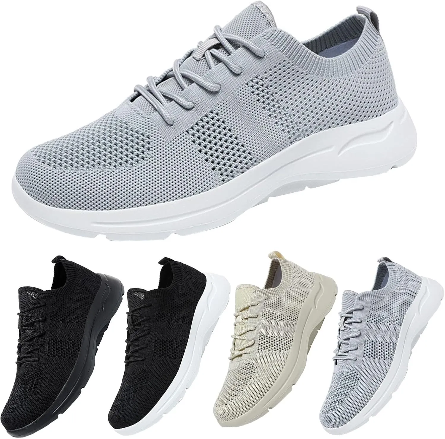 Men's Casual Dress Shoes Comfort Walking Shoes Mesh Mens Dress Shoes Wide Width Ladies Casual Shoes High Top Sneakers Steel Toe Tennis Shoe Loafers Shoe