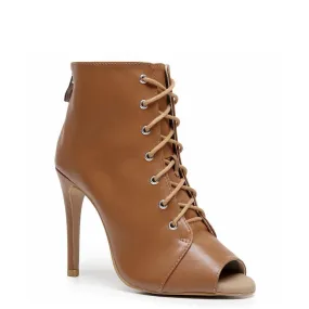 Parker - Cinnamon Vegan Leather - Suede Sole