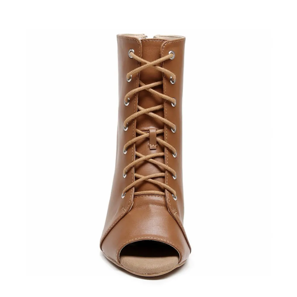 Parker - Cinnamon Vegan Leather - Suede Sole