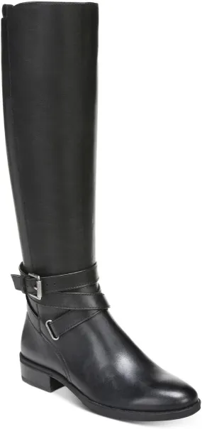 Sam Edelman Womens Pansy 2 Leather Knee-High Boots Black 8 Medium (B,M)