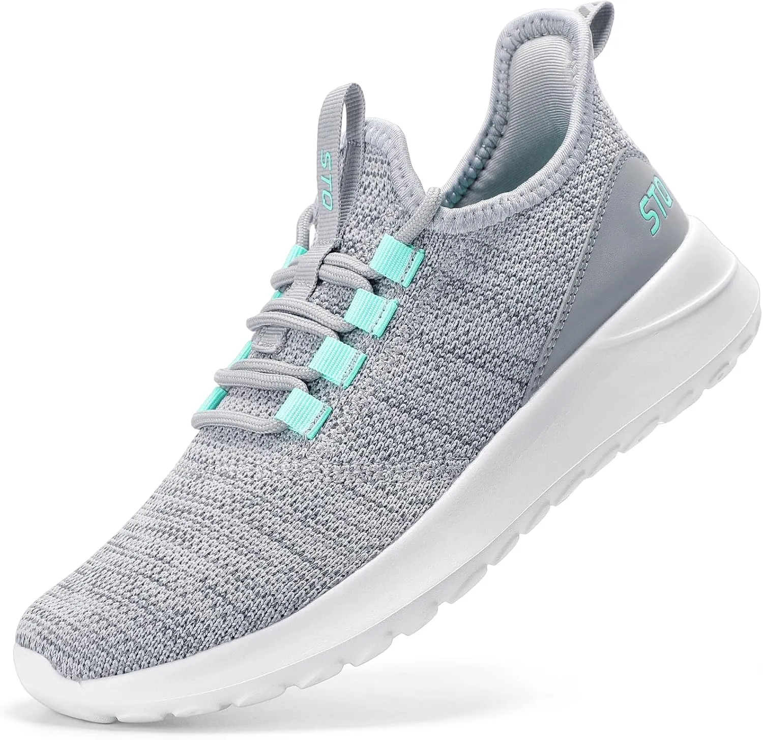 STQ Womens Slip On Sneakers Tennis Walking Orthopedic Shoes Breathable Athletic Gym Workout Cross Training Sneakers