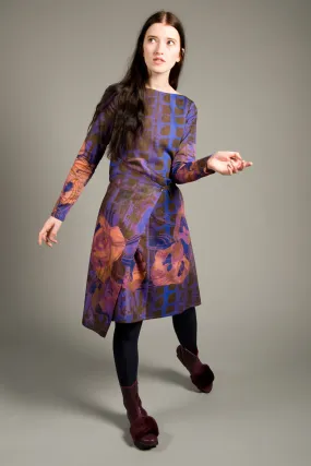 Versatile Orange Flower Dress