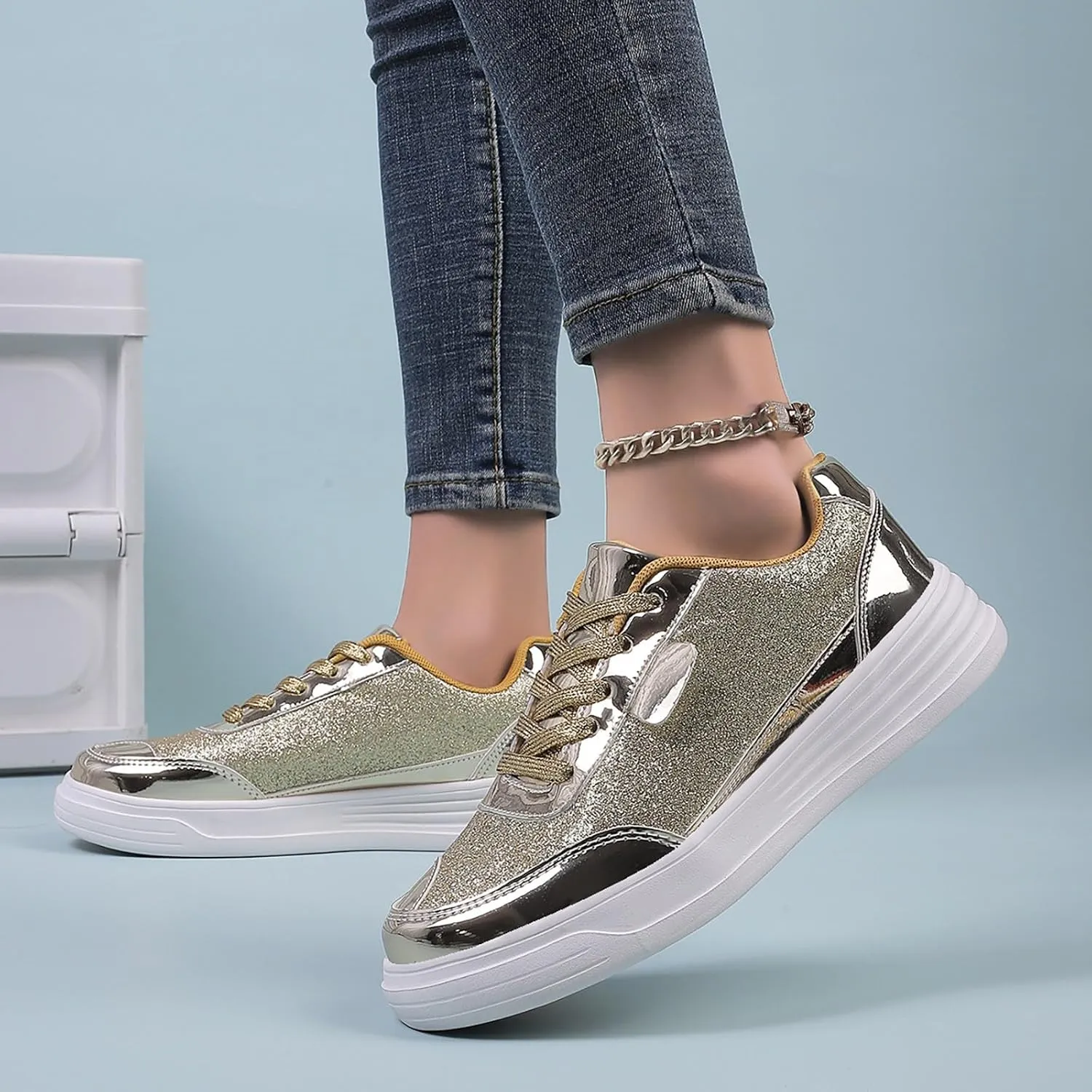 Women Slip On Walking Shoes Comfortable Sneakers Casual Lightweight Canvas Flats Non Slip Breathable Loafers