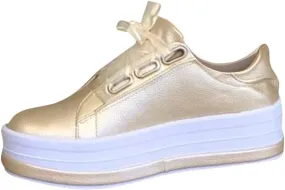 Women Thick Sole Shoes Casual Slip On Lace Up Athletic Shoes Round Toe Platform Sneakers Casual Walking Sneaker