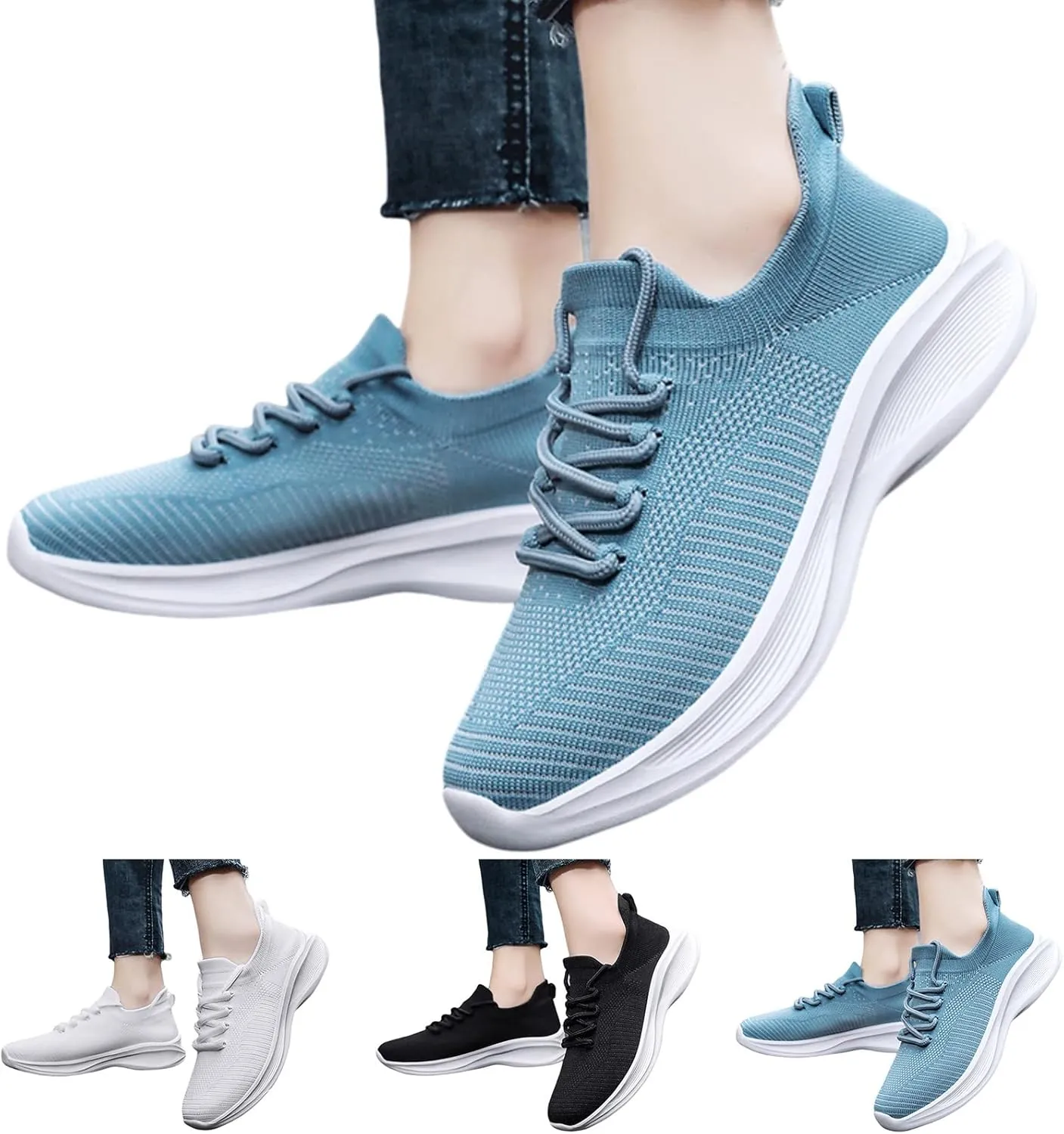 Women's Orthopedic Shoes with Adjustable Strap Comfort Non Slip Work Sport Athletic Shoes Canvas Slip on Shoe