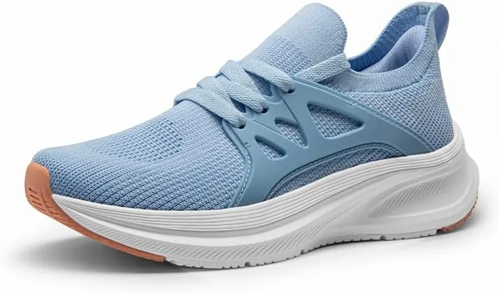 Women's Walking Comfortable Slip-On Shoes Running Tennis Athletic Gym Workout Cross Training Sneakers