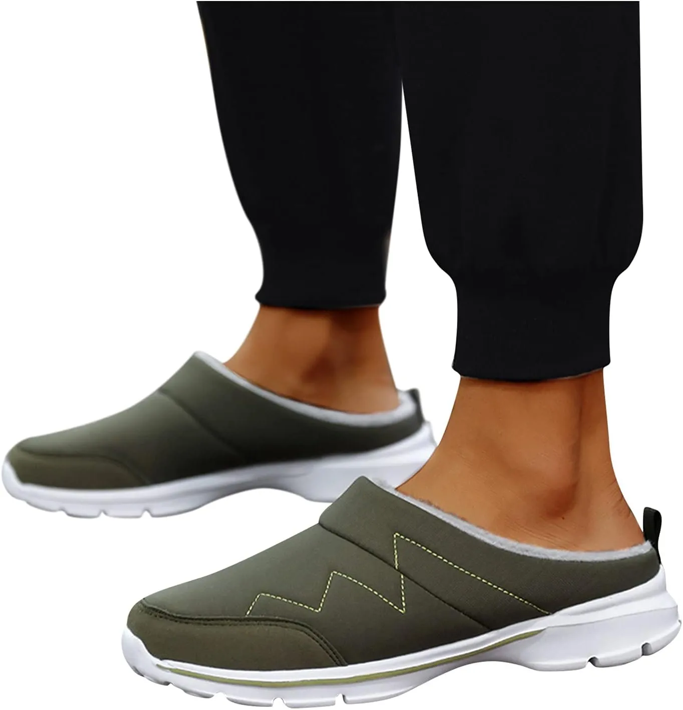 Womens White Tennis Shoes Platform Sneakers Comfortable Shoes for Women Slip on Non Slip Low Top Casual Loafers for Women Dressy Sneakers for Women Clearance