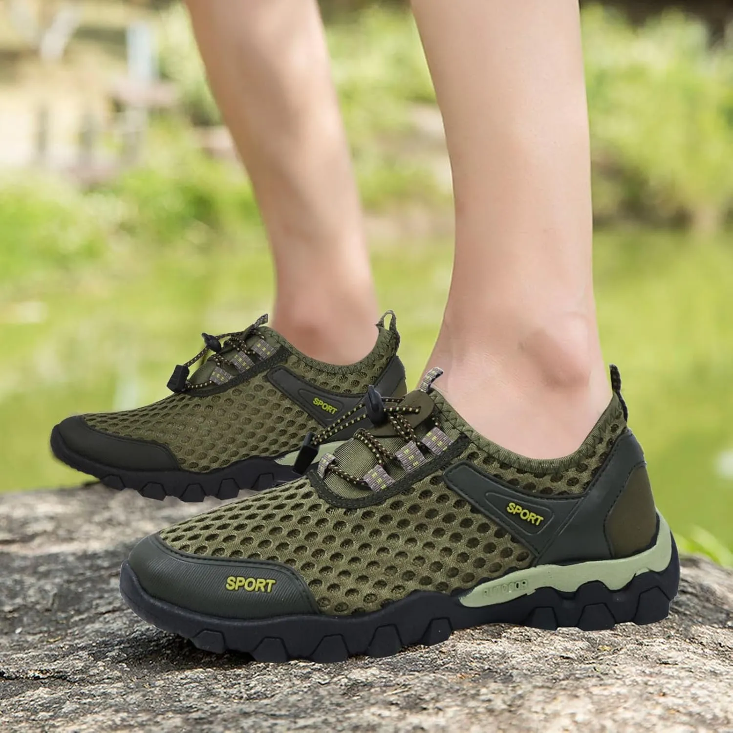 Women's Woven Orthopedic Breathable Soft Shoes Mens Tennis Shoes Lightweight White Casual Shoes White Platform Sneakers Slip On Tennis Shoe Casual Loafers